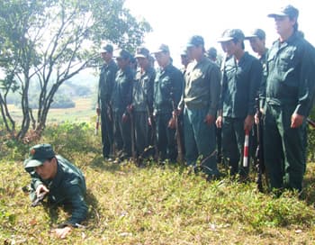Huấn luyện “sao vuông” ở Tiên Yên