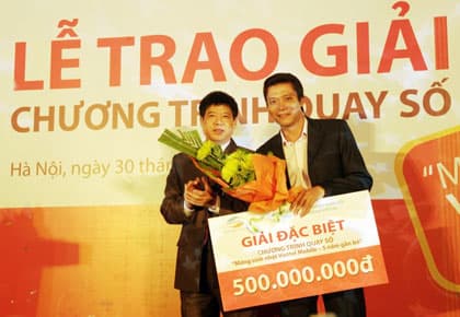 Viettel trao thưởng 500 triệu đồng cho khách hàng nhân dịp sinh nhật Viettel Mobile