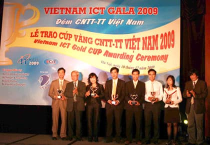 Trao giải cup Vàng CNTT-TT Việt Nam 2009