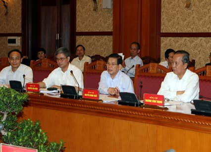 Chủ tịch nước Nguyễn Minh Triết chủ trì Phiên họp thứ 21 Ban chỉ đạo Cải cách tư pháp Trung ương