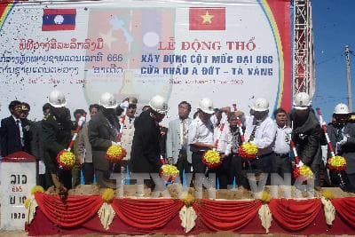 Thừa Thiên – Huế: Khởi công xây dựng cột mốc biên giới cửa khẩu A Đớt-Tà Vàng (A Lưới)