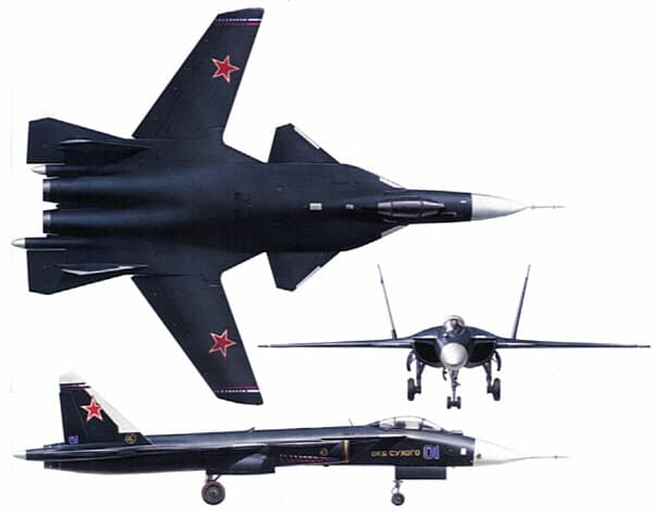 Su-47 - "Đại bàng vàng" cánh ngược