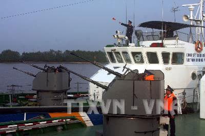 Lực lượng cảnh sát biển thường xuyên luyện tập , hoàn thành tốt nhiệm vụ