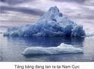 Một tảng băng trôi lớn ở Nam cực đe dọa diễn biến thời tiết trên toàn cầu
