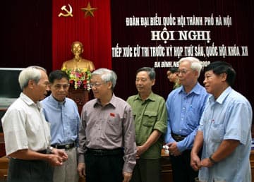 Cử tri góp phần đổi mới hoạt động của Quốc hội