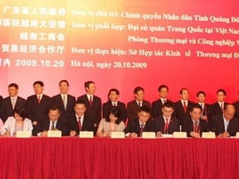 Doanh nghiệp Việt Nam-Quảng Đông ký 24 dự án hợp tác