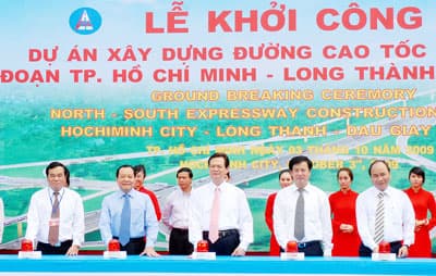 Khởi công xây dựng đường cao tốc TPHCM - Long Thành - Dầu Giây