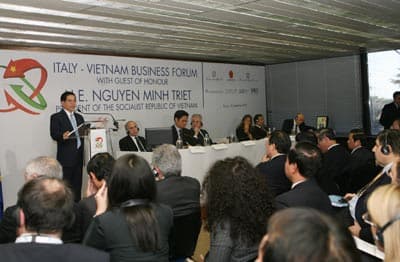 Các chính khách I-ta-li-a hoan nghênh phát triển quan hệ với Việt Nam