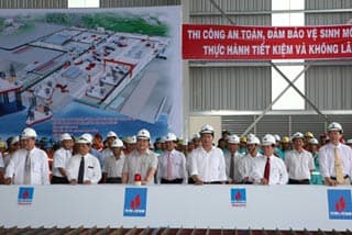 Khởi công chế tạo Giàn khoan tự nâng đầu tiên tại Việt Nam