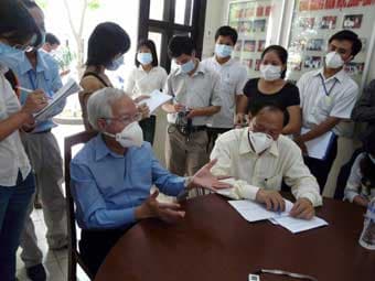 Quyết liệt ngăn vùng, dập dịch cúm A(H1N1)