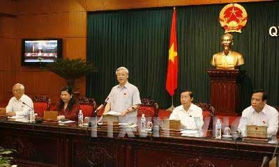 Khai mạc phiên họp thứ 22 của Ủy ban Thường vụ Quốc hội khoá XII