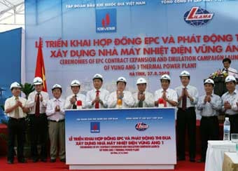 Triển khai Hợp đồng EPC xây dựng Nhà máy Nhiệt điện Vũng Áng 1
