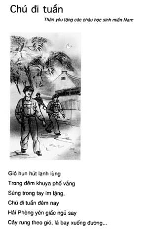 "Chú đi giữ mãi ấm nơi cháu nằm"