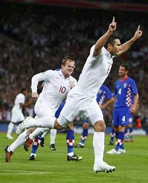 Đại thắng Croatia, Anh sớm giành vé dự World Cup 2010