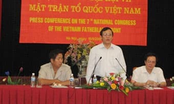 Ngày 28-9, khai mạc Đại hội đại biểu toàn quốc Mặt trận Tổ quốc Việt Nam lần VII