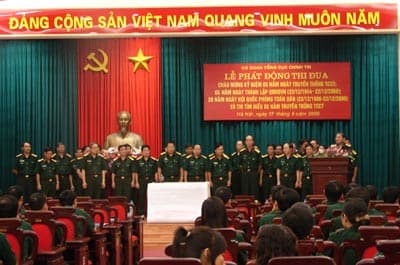 Phát động thi đua và thi tìm hiểu 65 năm truyền thống Tổng cục Chính trị