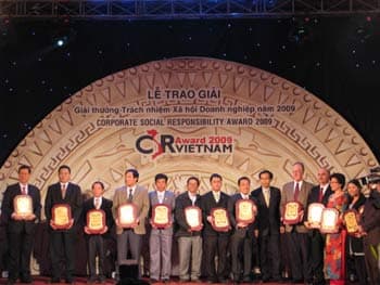 47 Doanh nghiệp đạt giải thưởng Trách nhiệm xã hội năm 2009