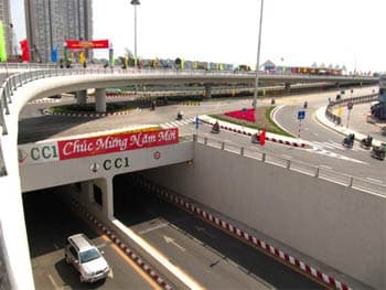 Thông xe cầu Thủ Thiêm hiện đại nhất TP.Hồ Chí Minh