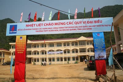 9,5 tỷ đồng xây dựng trường THPT Xuân Hòa, huyện Hà Quảng, tỉnh Cao Bằng