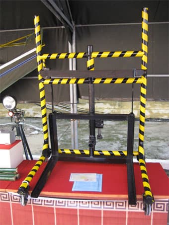 Giá nâng, hạ pháo cơ động ở Đoàn pháo binh N72