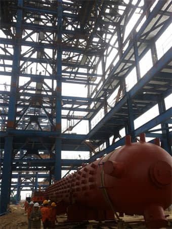 Lắp đặt Bao hơi Lò hơi số 1, Nhà máy điện Vũng Áng 1