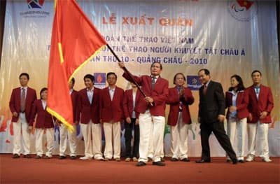 Lễ xuất quân đoàn thể thao Người khuyết tật Việt Nam
