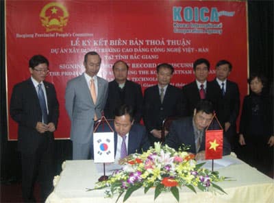 Hỗ trợ 10 triệu USD xây dựng Trường Cao đẳng Công nghệ Hàn-Việt