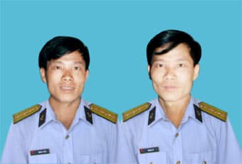 Anh em sinh đôi ở nhà giàn DK1