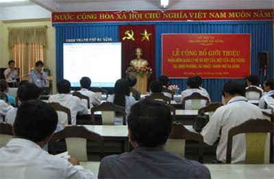 Công bố Phần mềm quản lý hồ sơ một cửa, một cửa liên thông tại UBND phường, xã