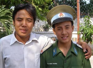Binh nhất Nguyễn Thiện Trung không ham của rơi