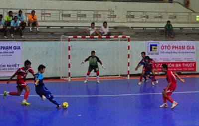 Khai mạc Giải bóng đá Futsal quốc tế  Đắc Lắc - Phạm Gia