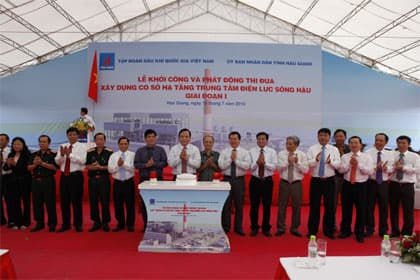 1,5 tỷ USD xây dựng cơ sở hạ tầng Trung tâm Điện lực Sông Hậu