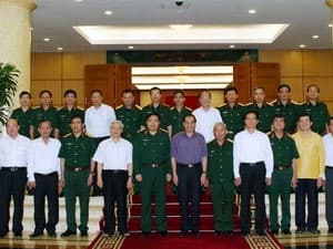 Bộ Chính trị làm việc với Đảng ủy Quân sự Trung ương
