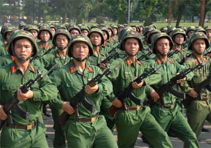Hình ảnh quân đội sẽ gây ấn tượng mạnh mẽ