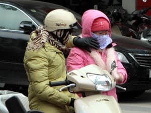 Không khí lạnh tăng cường, băng giá xuất hiện ở nhiều nơi