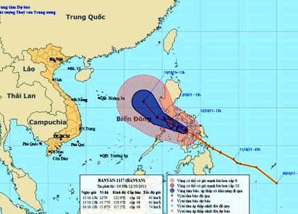 Thêm một cơn bão  vào Biển Đông