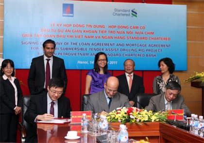 Hơn 230 triệu USD đầu tư Dự án giàn khoan tiếp trợ nửa nổi, nửa chìm