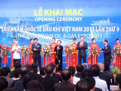 Khai mạc Triển lãm Quốc tế Dầu khí Việt Nam lần thứ 9
