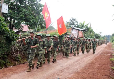 Nghĩa tình quân – dân sau huấn luyện