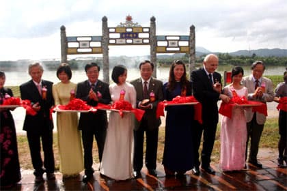 Hoàn thành tu bổ công trình Linh Tinh Môn - Văn Miếu Huế
