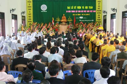 Đại lễ kỷ niệm 30 năm thành lập Giáo hội Phật giáo Việt Nam