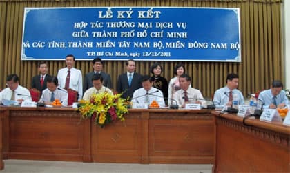 Tăng cường hợp tác thương mại, dịch vụ giữa TP Hồ Chí Minh và các tỉnh miền Đông, miền Tây Nam bộ