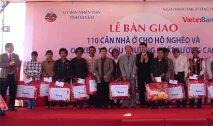 110 hộ nghèo ở Gia Lai đã có nhà mới