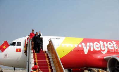 VietJetAir chính thức bay chuyến đầu tiên
