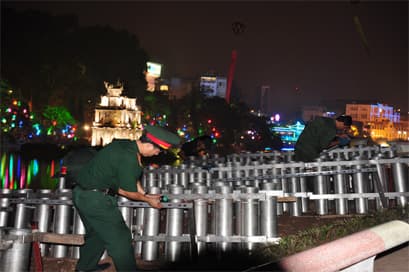 Ấn tượng pháo hoa đêm Giao thừa