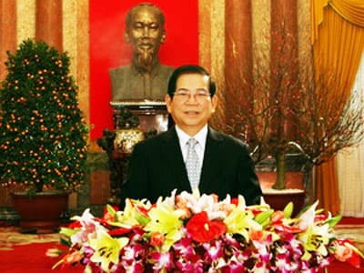 Thư chúc Tết của Chủ tịch nước Nguyễn Minh Triết