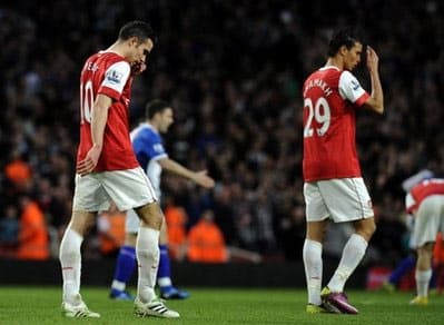 Arsenal và Chelsea cùng hòa thất vọng