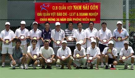 Giải quần vợt chào mừng 36 năm ngày giải phóng miền Nam