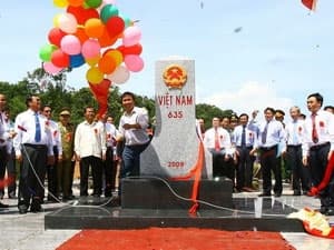 Khánh thành mốc đại 635 trên biên giới Việt - Lào
