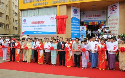 Viglacera khai trương Showroom tại Myanmar
